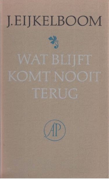 Tzum | Recensie: J. Eijkelboom - Wat Blijft Komt Nooit Terug - Tzum